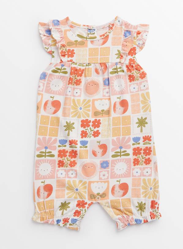 Sunshine Coast Printed Romper 6-9 months